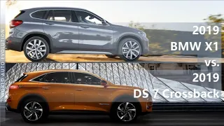 2019 BMW X1 vs 2019 DS 7 Crossback (technical comparison)