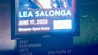 Lea salonga concert Winspear Opera House AT&T Performing Arts Center Dallas 6-17-23