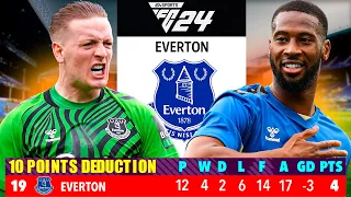 EVERTON Rebuild After Their 10 Point Deduction! FC24 Career Mode! 🔥