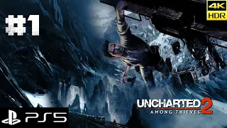 Uncharted 2: Among Thieves Remaster [4k 60fps HDR](PS5) #1 - Дедушка среди воров)