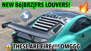 🔥 NEW FRS|86|BRZ OPALL LOUVERS 🔥  VISIBILITY, Walk-Around, Where To Buy! ADVICE & TIPS on DIY !