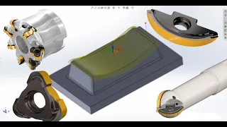 Simulation of a non standard milling tool in 3D processing