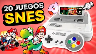 TOP 20 MEJORES JUEGOS de Super Nintendo 🏆