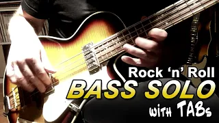 50s Style Rock n Roll Bass Solo - with Tabs