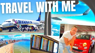 Travel Day - Ryanair Flight to Alicante, Car Hire & Driving to Benidorm