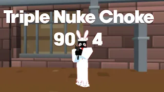 90 - 4 Triple Nuke Choke | Krunker Double Nuke Gameplay | Resolve