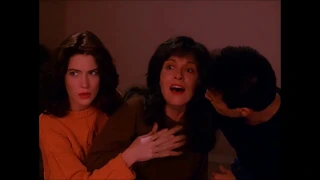 Twin Peaks - BOB scares Laura's cousin Maddy Ferguson