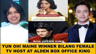 YUN OH! MAINE AT ALDEN PAREHONG WINNER NA WINNER SA GUILLERMO MENDOZA BOX OFFICE AWARDS.