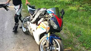 HONDA CBR 1000RR CRASH