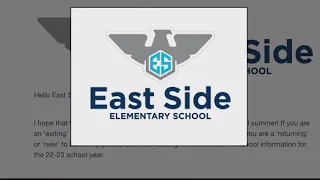 Parents outraged after elementary school's logo appears to resemble Nazi eagle symbol