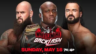 Bobby Lashley vs. Drew McIntyre vs. Braun Strowman | WWE Championship | WrestleMania Backlash | 2K20