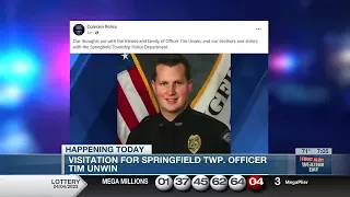 Visitation for Springfield Township Officer Tim Unwin