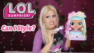 LOL Surprise Styling Head Candylicious Doll! I Am Not Good At This