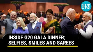 Modi's Selfie With Aussie PM, Dinner Table Charcha With Biden, Macron I Inside G20 Gala Dinner