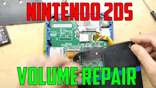 Nintendo 2DS Volume Slide Repair - not even sure how a bump causes this!