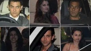 Aamir Khan, Salman Khan, Hrithik Roshan At Mukesh Ambani's Bash in Sachin Tendulkar's Honour