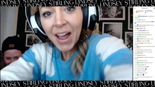 Lindsey Stirling playing Skribbl with her Tour Crew Livestream Twitch