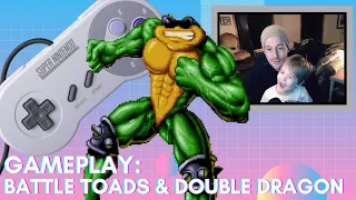 GAMEPLAY: Battletoads / Double Dragon | Super Nintendo