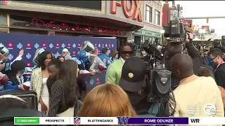 Future NFL superstars walk the red carpet at Fox Theatre