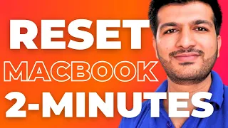 How to Reset ANY MAC in [2 Minutes] | Factory Reset Mac mini, Macbook Air, Macbook Pro #motioncut