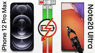 Prueba de Batería – iPhone 12 Pro Max vs Galaxy Note 20 Ultra