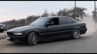 Тебе не нужна такая машина, Брат! BMW e38 740i, заезды на драге, слили пассату 2.0!