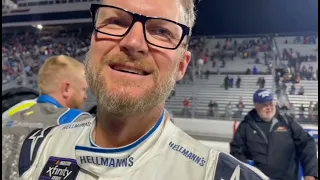 DALE EARNHARDT JR POST RACE INTERVIEW - 2022 NASCAR XFINITY SERIES AT MARTINSVILLE