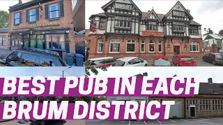 The best pub in each area of Birmingham