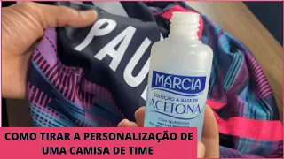 COMO TIRAR PERSONALIZAÇÃO DE UMA CAMISA DE TIME - FORNECEDORES DE CAMISAS TAILANDESAS 1.1