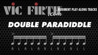 Double Paradiddle: Vic Firth Rudiment Playalong