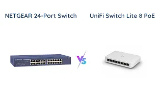 NETGEAR JGS524 vs Ubiquiti UniFi USW-Lite-8-PoE