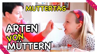 ARTEN von MÜTTERN 😂 👩‍ MUTTERTAGS-SPECIAL❤️ mit Frühstück 😋Kleine Familienwelt