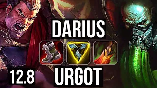 DARIUS vs URGOT (TOP) | Rank 4 Darius, 3.5M mastery, 7/2/10, 500+ games | NA Grandmaster | 12.8