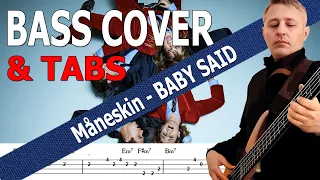 Maneskin - Baby Said (Bass Cover) + TABS + pdf