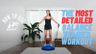 How To Use | Balance Ball Trainer with Resistance Bands(the MOST detailed explanation!!! )