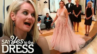 Will the Conservative Mother in Law Like the Pink Wedding Dress? | Say Yes To The Dress Atlanta