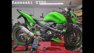 Kawasaki Z750, pełen przegląd, zaworki, rozrząd, eksploatacja.