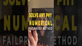 [FAILPROOF TRICK] Solve ANY Physics Problem | JEE/NEET Physics Questions ko *Turant* Kriye