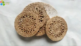 How To Make JUTE-COASTER For My Dining Table?
