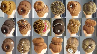 1 Donut 20 Easy Hairstyles For Wedding & Party - Simple Updo Bun Hairstyles