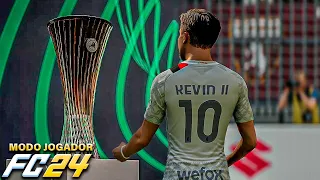 NOSSO 1º TITULO EUROPEU?! - MODO CARREIRA JOGADOR EA FC 24 TEMP. 02 #EP 02 (PC)