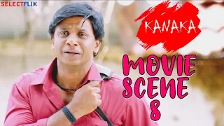 Movie Scene 8 - Kanaka - Hindi Dubbed Movie | Duniya Vijay  | Hariprriya