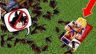 APOCALIPSE DE 10000 BARATAS ASSASSINAS ATACARAM NOSSAS CASAS NO MINECRAFT!!