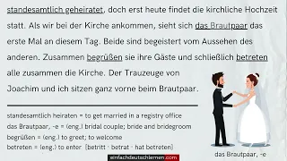 Kirchliche hochzeit