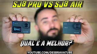 SJ8 AIR VS SJ8 PRO, Qual é a melhor câmera. Câmeras Baratas, Alternativas a Gopro. #câmeradeação