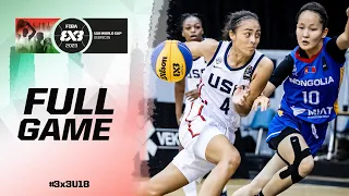 United States 🇺🇸 vs Mongolia 🇲🇳 | Women Quarter-Finals | Full Game | FIBA 3x3 U18 World Cup 2023