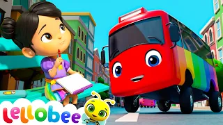 Ten Little Buses! | Baby Cartoons - Kids Sing Alongs | Moonbug