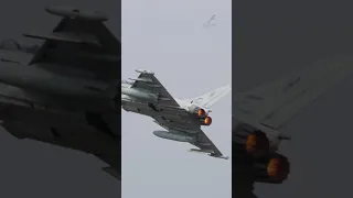 Max Thrust Takeoff: Italian Air Force Eurofighter Typhoon #short #shorts