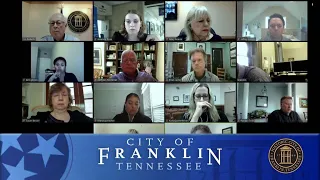 City of Franklin, Historic Zoning Commission 5-11-2020