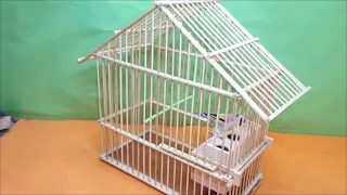 #How to build a bird cage in great detail  #Just chopsticks